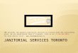 Janitorial services Toronto
