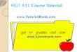 MGT 431 UOP Courses /TutorialRank