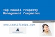 Best Property Management Company in Hawaii -