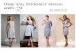 Grey bridesmaid dresses under 100 at Aiven.co.uk