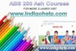 ABS 200 ASH Courses/IndigoHelp