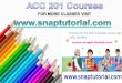 ACC 201 Courses / snaptutorial
