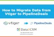 Useful Hints on Vtiger to PipelineDeals Migration