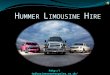 Enjoy Your Day By Hiring A Hummer Limousine