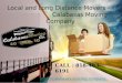 Local and Long Distance Movers - Calabasas Moving Company