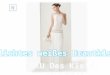 Schlichtes weißes langes Rund-Ausschnitt Brautkleider Online