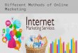 Different Methods of Online Marketing