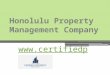 Honolulu Property Management Company -