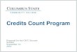 Credits Count  Program