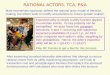 RATIONAL ACTORS, TCA, P&A