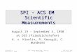 SPI - ACS EM  Scientific Measurements