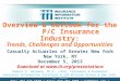 Overview & Outlook for the      P/C Insurance Industry: Trends, Challenges and Opportunities