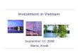 Investment in Vietnam