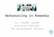 Presentation Outsourcing of business processes in Romania de