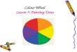 Colour Wheel Lesson 5: Painting Tones