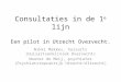 Consultaties in de 1 e  lijn Een  pilot in Utrecht Overvecht