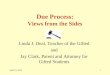 Due Process: Views from the Sides