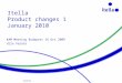 Itella  Product changes 1 January 2010