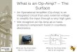 What is an Op-Amp? – The Surface
