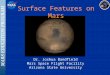 Surface Features on Mars
