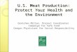 U.S. Meat Production: Protect Your Health and the Environment