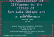 An Application of CITYgreen to the Cities of  San Luis Obispo and Lodi