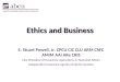 Ethics and Business