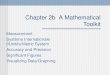 Chapter 2b  A Mathematical Toolkit