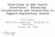 Bill Kules 2010 SLIS Symposium - Bridging the Spectrum January 29, 2010