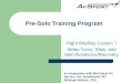Pre-Solo Training Program