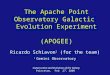 The Apache Point Observatory Galactic  Evolution Experiment (APOGEE)