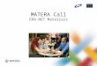 MATERA Call ERA-NET Materials