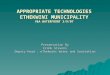 APPROPRIATE TECHNOLOGIES ETHEKWINI MUNICIPALITY V&A WATERFRONT 3/9/07