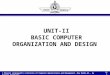UNIT-II BASIC COMPUTER ORGANIZATION AND DESIGN