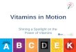 Vitamins in Motion Shining a Spotlight on the  Power of Vitamins
