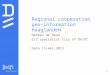 Regional cooperation geo-information Haaglanden