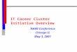 IT Career Cluster Initiative Overview