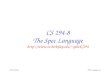 CS 294-8 The Spec Language cs.berkeley/~yelick/294