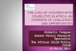 The lives of children with disabilities in Africa: an overview of challenges and opportunities
