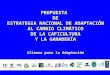 PROPUESTA  DE ESTRATEGIA NACIONAL DE ADAPTACIÓN AL CAMBIO CLIMÁTICO DE LA CAFICULTURA