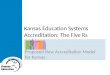 Kansas Education Systems Accreditation: The Five  Rs