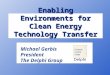 Enabling Environments for Clean Energy Technology Transfer