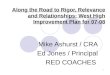 Along the Road to Rigor, Relevance and Relationships: West High Improvement Plan for 07-08