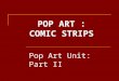 POP ART : COMIC STRIPS