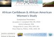 African Caribbean & African American Women’s Study