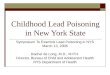 Childhood Lead Poisoning in New York State