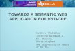 Towards A Semantic Web Application for NVD-CPE