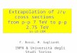 Extrapolation of J/ y  cross sections   from p-p 7 TeV to p-p 2.75 TeV in LO CEM
