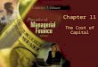 Chapter 11 The Cost of Capital