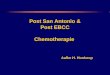 Post San Antonio & Post EBCC Chemotherapie  Aafke H. Honkoop